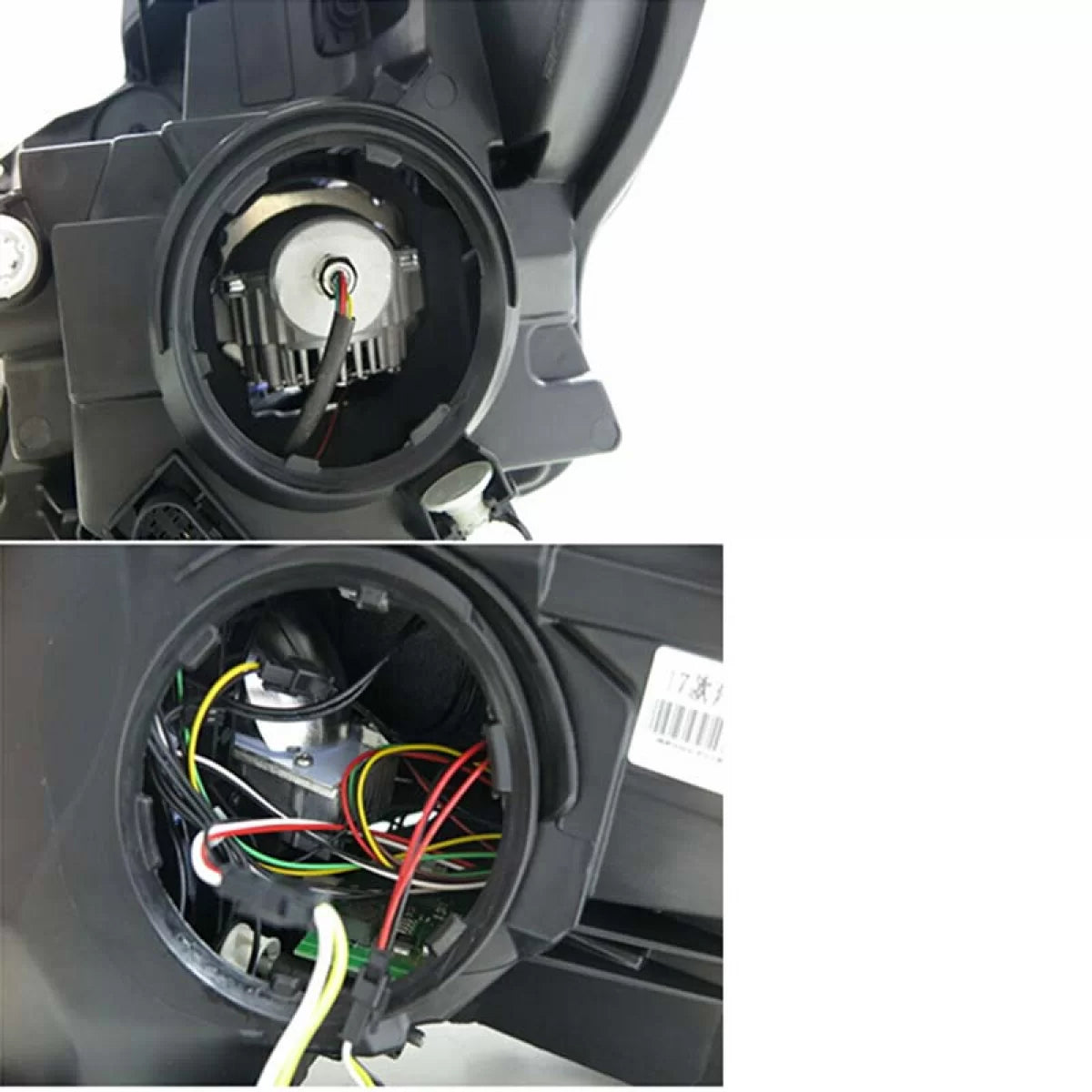 Fari Anteriori con DRL LED e Segnale Dinamico Neri con Motorino Mercedes Vito