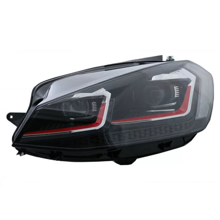 Fari Anteriori Set con DRL e Frecce Dinamiche VW Golf 7.5 17-19 Facelift H7
