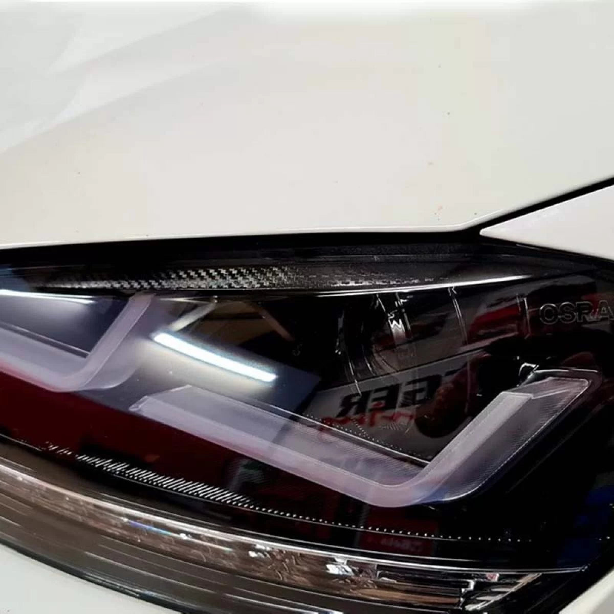 Fari Anteriori Full LED e Alogeni Neri per Volkswagen Golf Vii 12-17