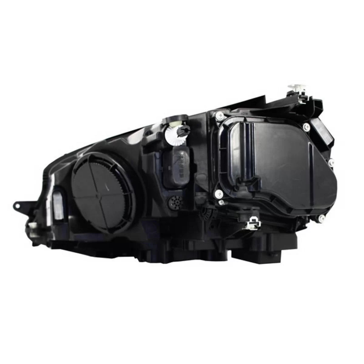 Fari Anteriori LED DRL Tipo U Neri Rossi H7 per VW Golf 7 12-17 GTI