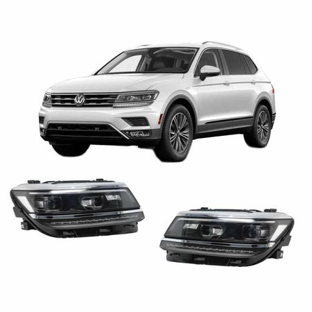 Fari Anteriori LED Matrix con Segnale Dinamico R-line VW Tiguan Ii MK2 16+