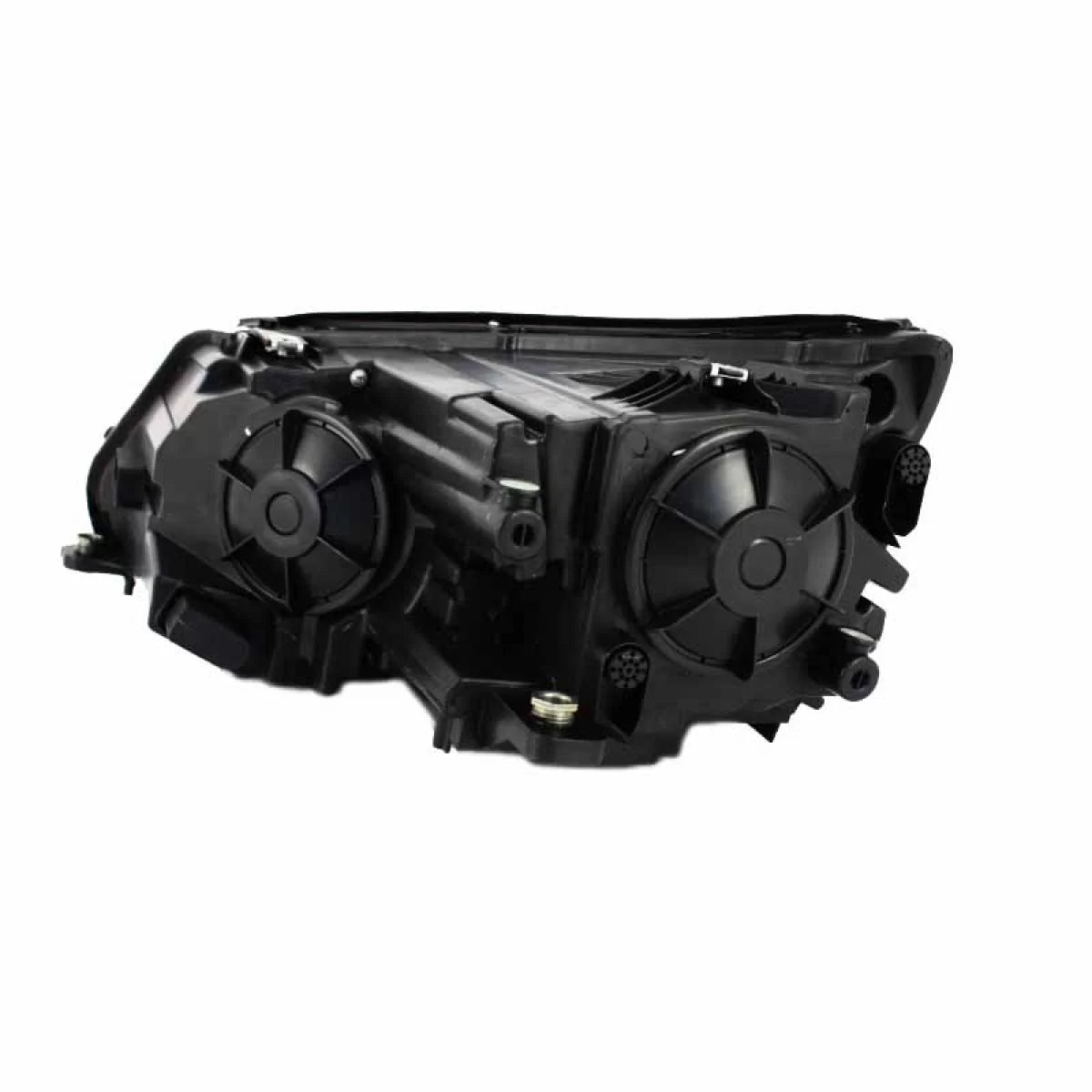 Fari Anteriori con Luci Diurne Neri H7/h7 con Motore per VW Tiguan MK1 11-15
