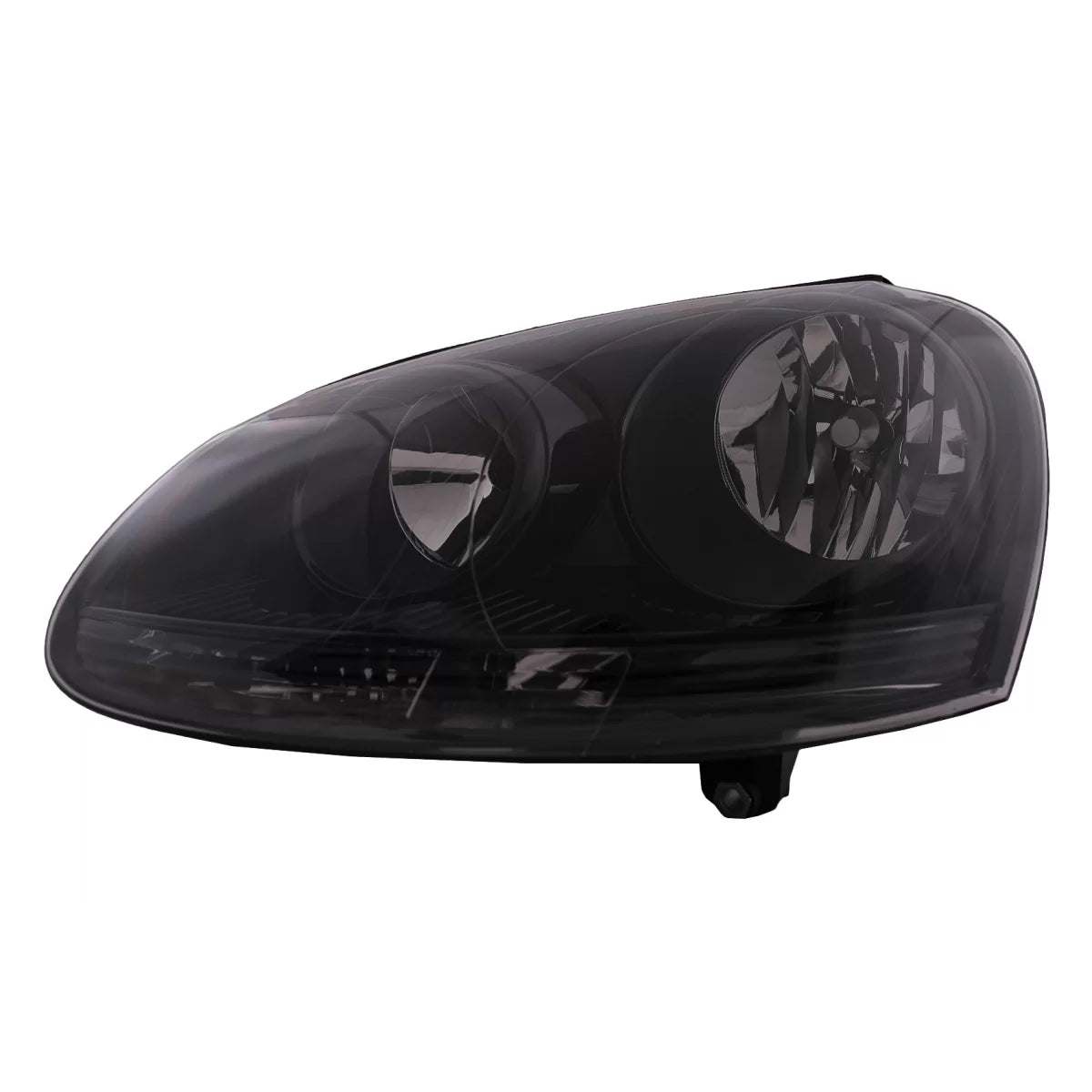 Fari Anteriori All Nero per Volkswagen Golf 5 V 2003-2009 Jetta 2005-2010 LHD