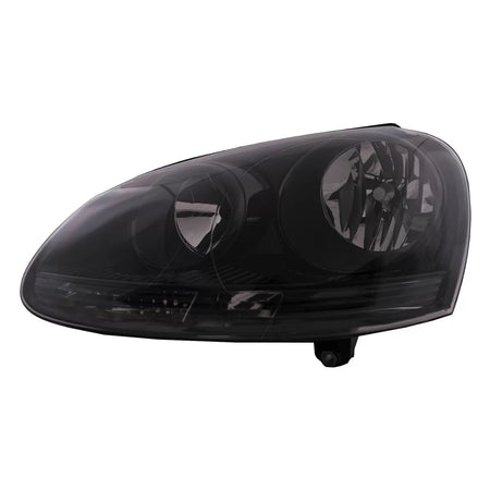Fari Anteriori All Nero per Volkswagen Golf 5 V 2003-2009 Jetta 2005-2010 LHD