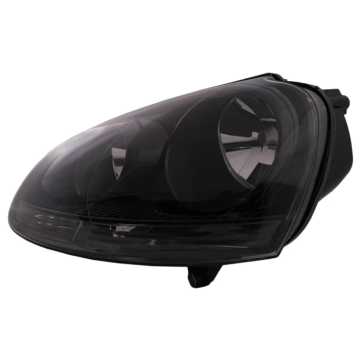 Fari Anteriori All Nero per Volkswagen Golf 5 V 2003-2009 Jetta 2005-2010 LHD