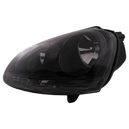 Fari Anteriori All Nero per Volkswagen Golf 5 V 2003-2009 Jetta 2005-2010 LHD