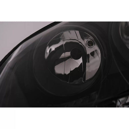 Fari Anteriori All Nero per Volkswagen Golf 5 V 2003-2009 Jetta 2005-2010 LHD
