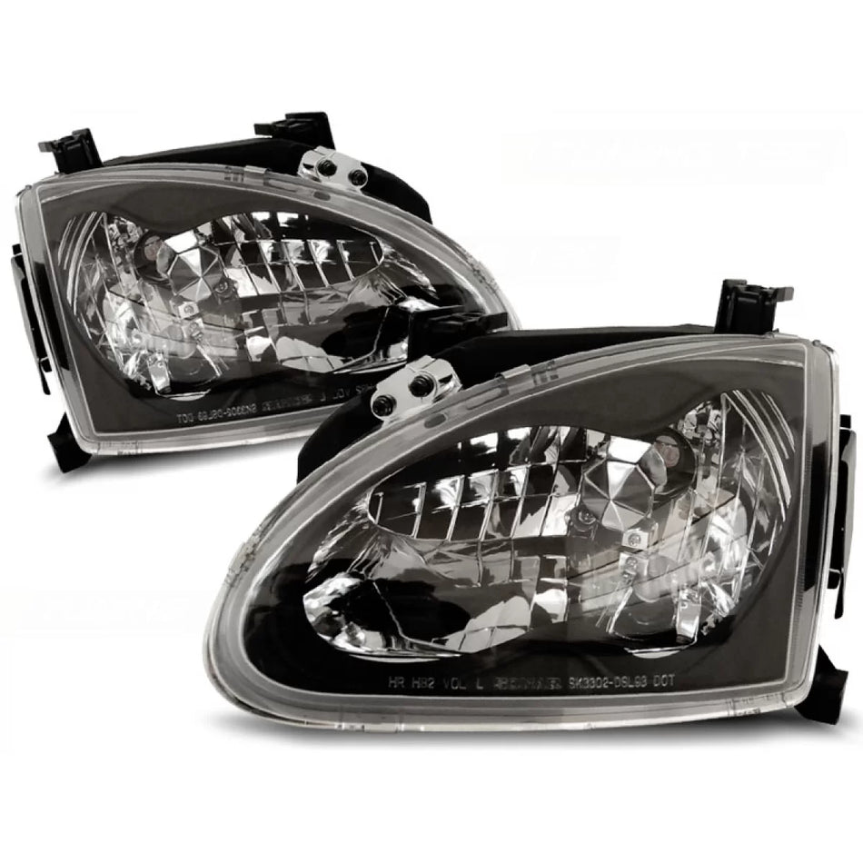 Fanale Posteriore Nero per Honda Crx del Sol 03.92-97