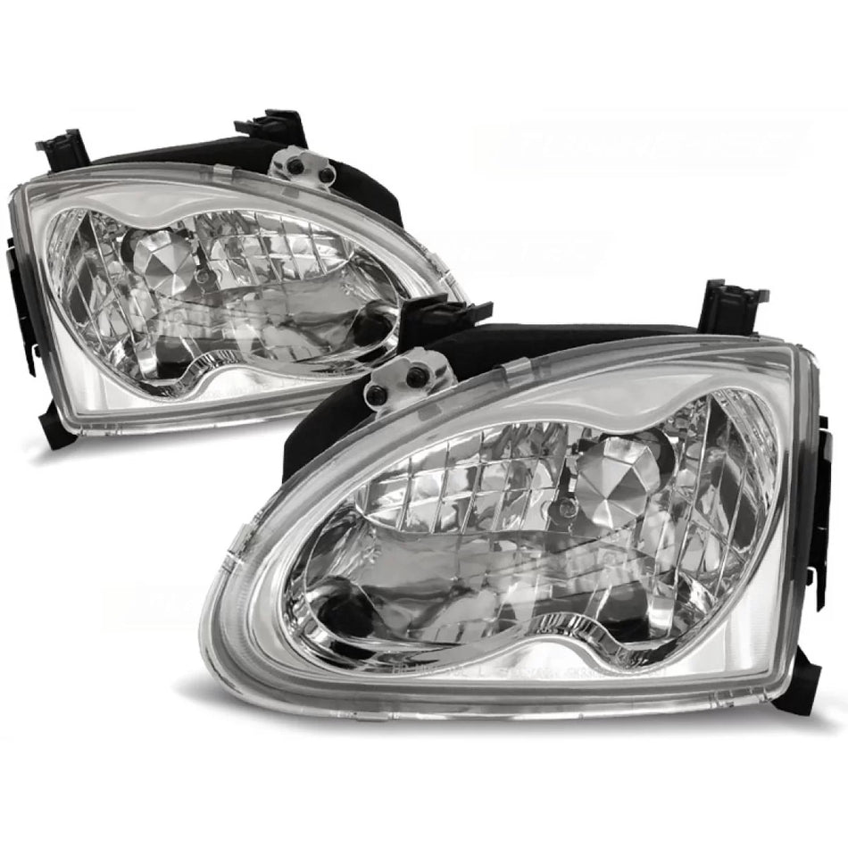 Fanale Anteriore Cromato per Honda Crx del Sol 03.92-97