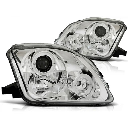 Fanale Angel Eyes Cromato Anteriore per Honda Prelude 02.97-01