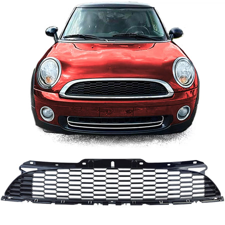Griglia Nido D'ape Lucida Anteriore per Mini One Cooper Jcw R56 R57 R58 R59