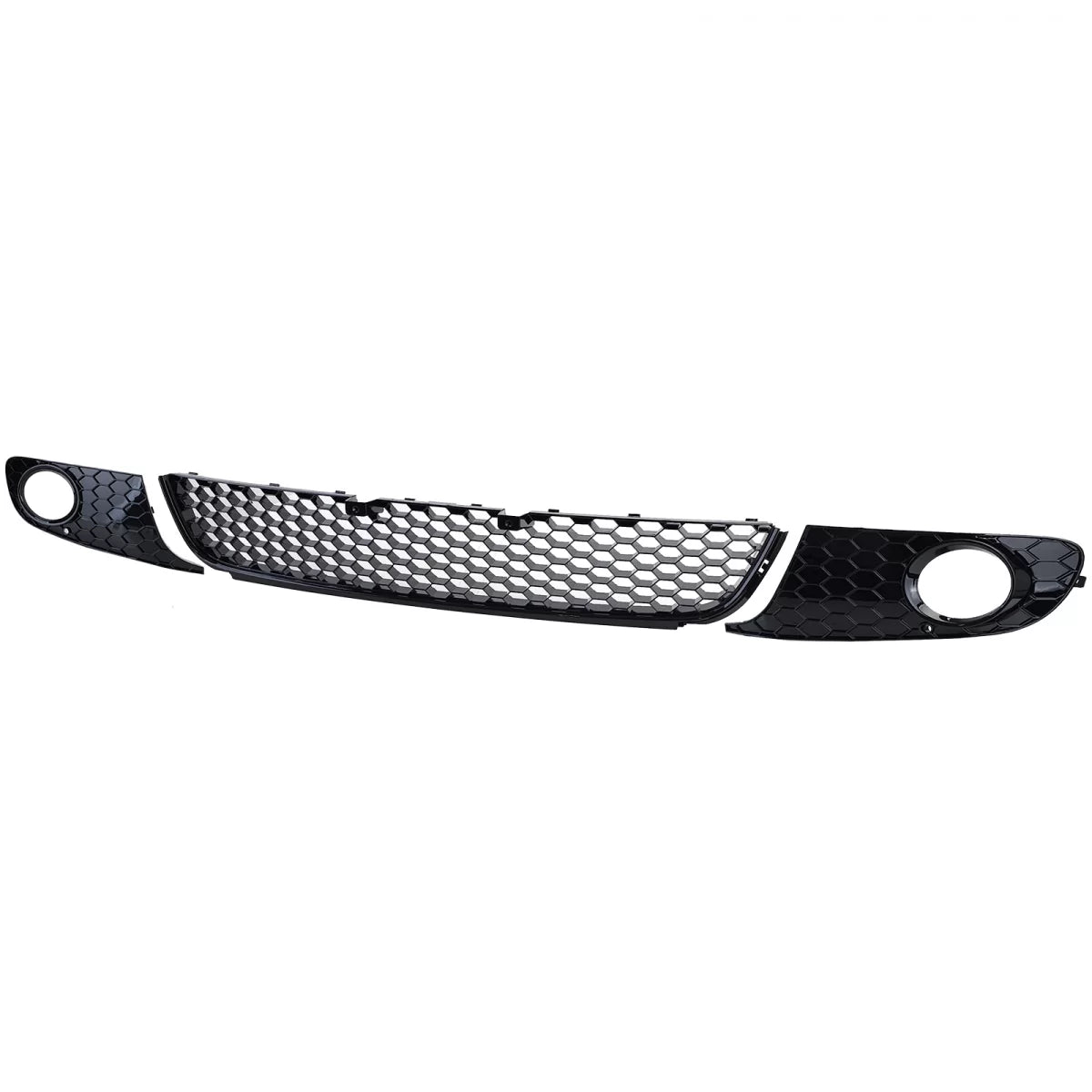 Griglia Nido D'ape Lucida Paraurti Fendinebbia per Volkswagen Golf 6 08-13