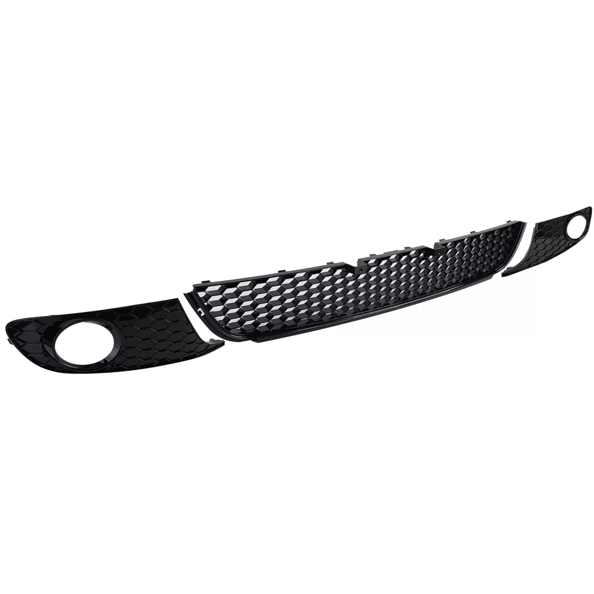 Griglia Nido D'ape Lucida Paraurti Fendinebbia per Volkswagen Golf 6 08-13
