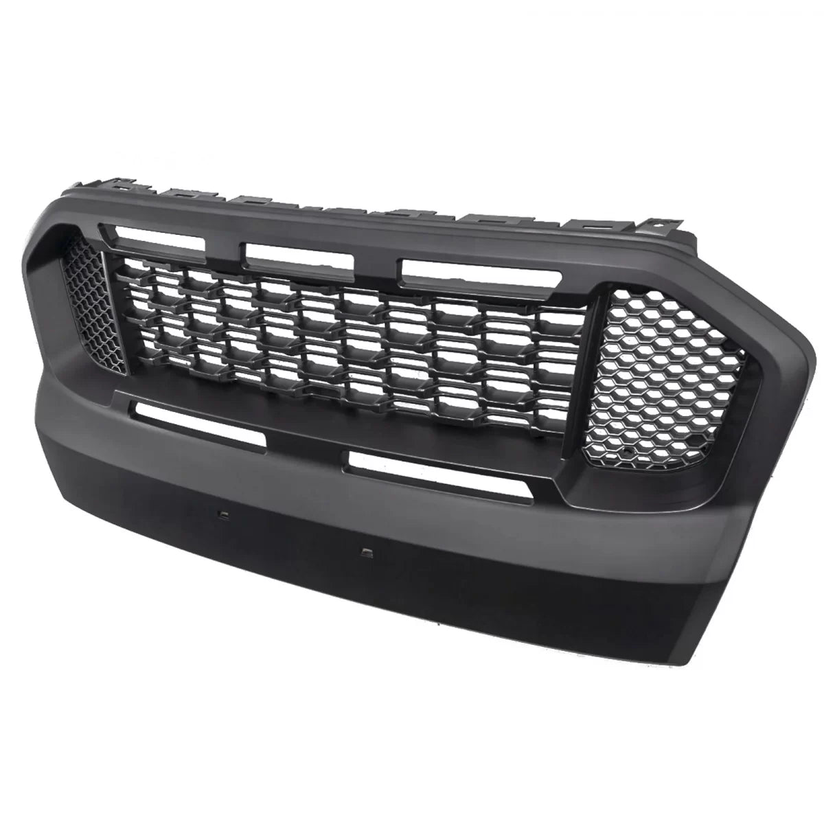 Griglia Nera Honeycomb con LED Anteriore per Ford Ranger T7 16-19