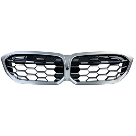 Griglia Nido D'ape Nero Cromato Anteriore per BMW Serie 3 G20 G21 LCI dal 2022