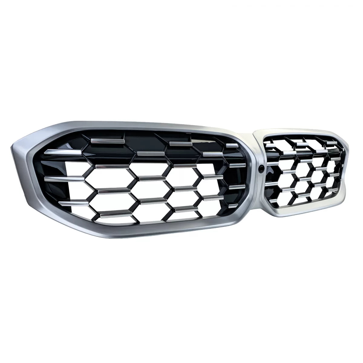 Griglia Nido D'ape Nero Cromato Anteriore per BMW Serie 3 G20 G21 LCI dal 2022