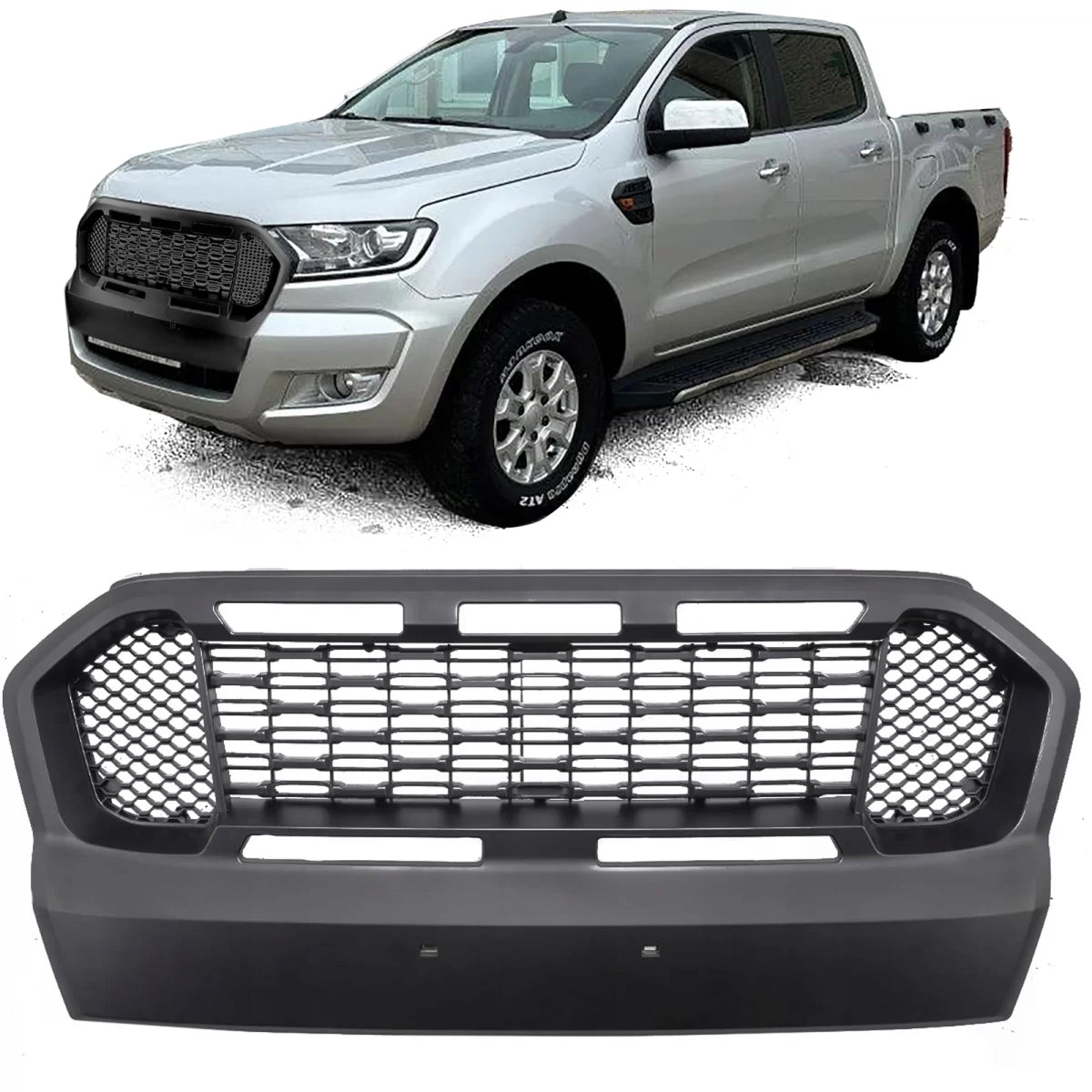 Griglia Nido D'ape Nera Anteriore Ford Ranger T7 16-19 2.2 3.2