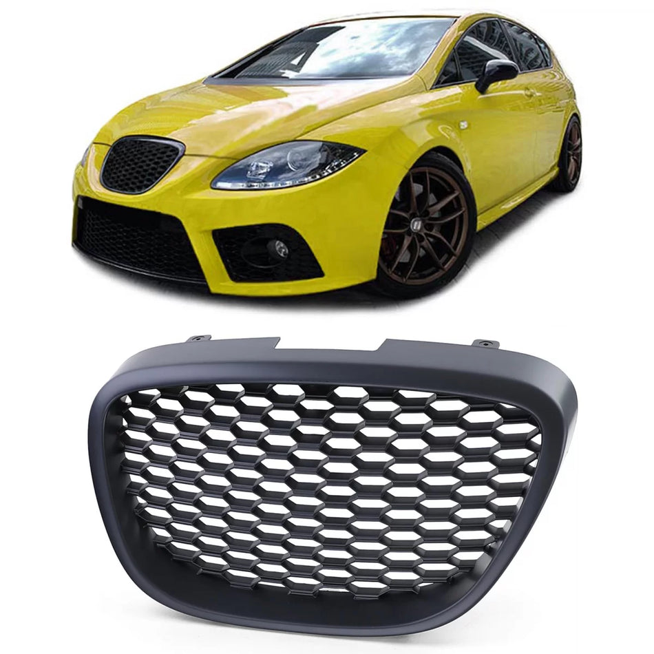 Griglia Sportiva a Nido D'ape per Seat Leon 1P Altea Toledo 5P 04-09