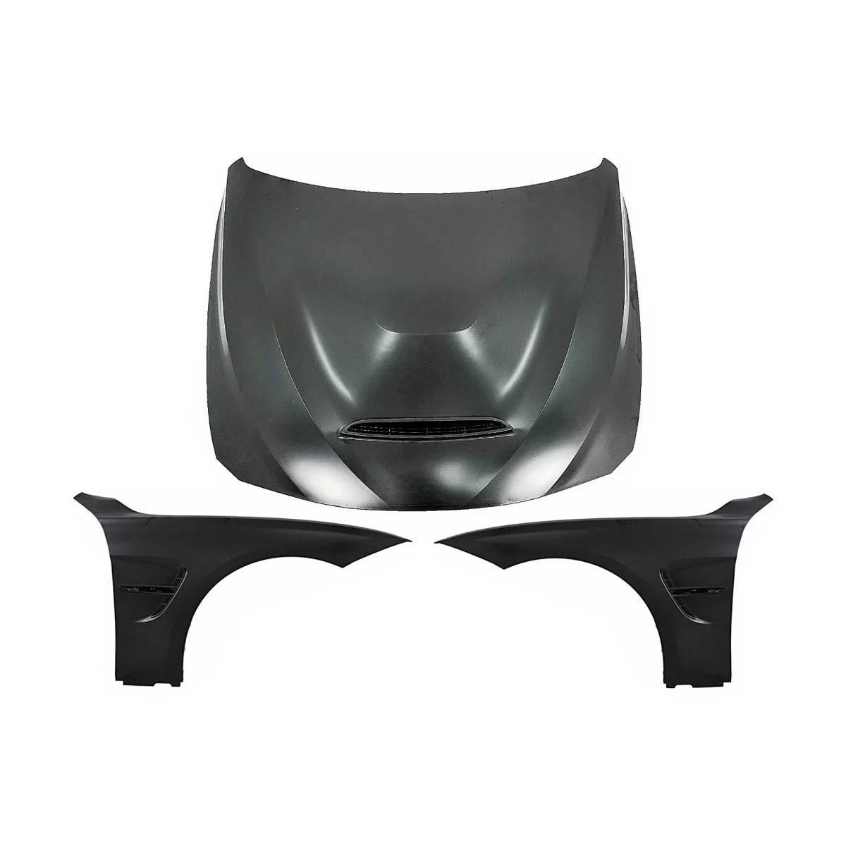 Cofano con Parafanghi Anteriori Neri M3 GTS Look per BMW Serie 3 F30 F31