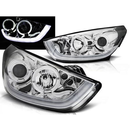 Tubo Luce Cromato Anteriore per Hyundai Tucson IX35 2010-2013