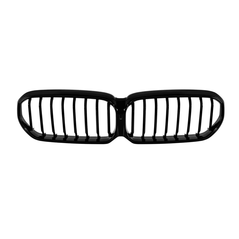 Griglia Anteriore Nera Illuminata Singola Lamella per BMW Serie 5 G30 2020-2023
