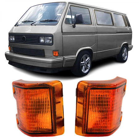 Indicatori Arancioni Set Destro e Sinistro per VW T3 Bus Van Transporter 79-92