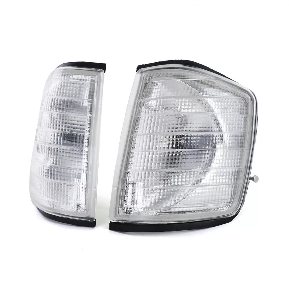 Indicatori Bianchi Anteriori Coppia per Mercedes 190 W201 82-93