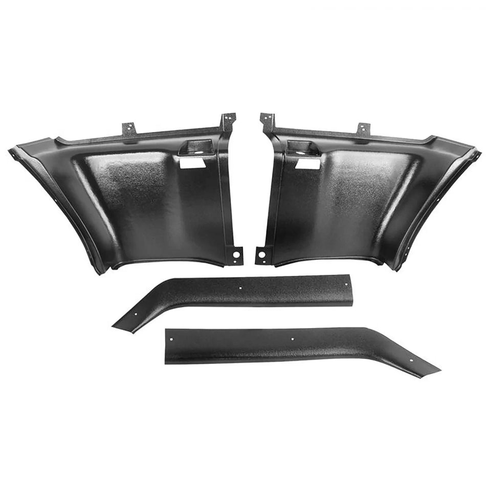 Rivestimento Interno Parete Posteriore 4 Pezzi per Ford Mustang 69-70 Fastback