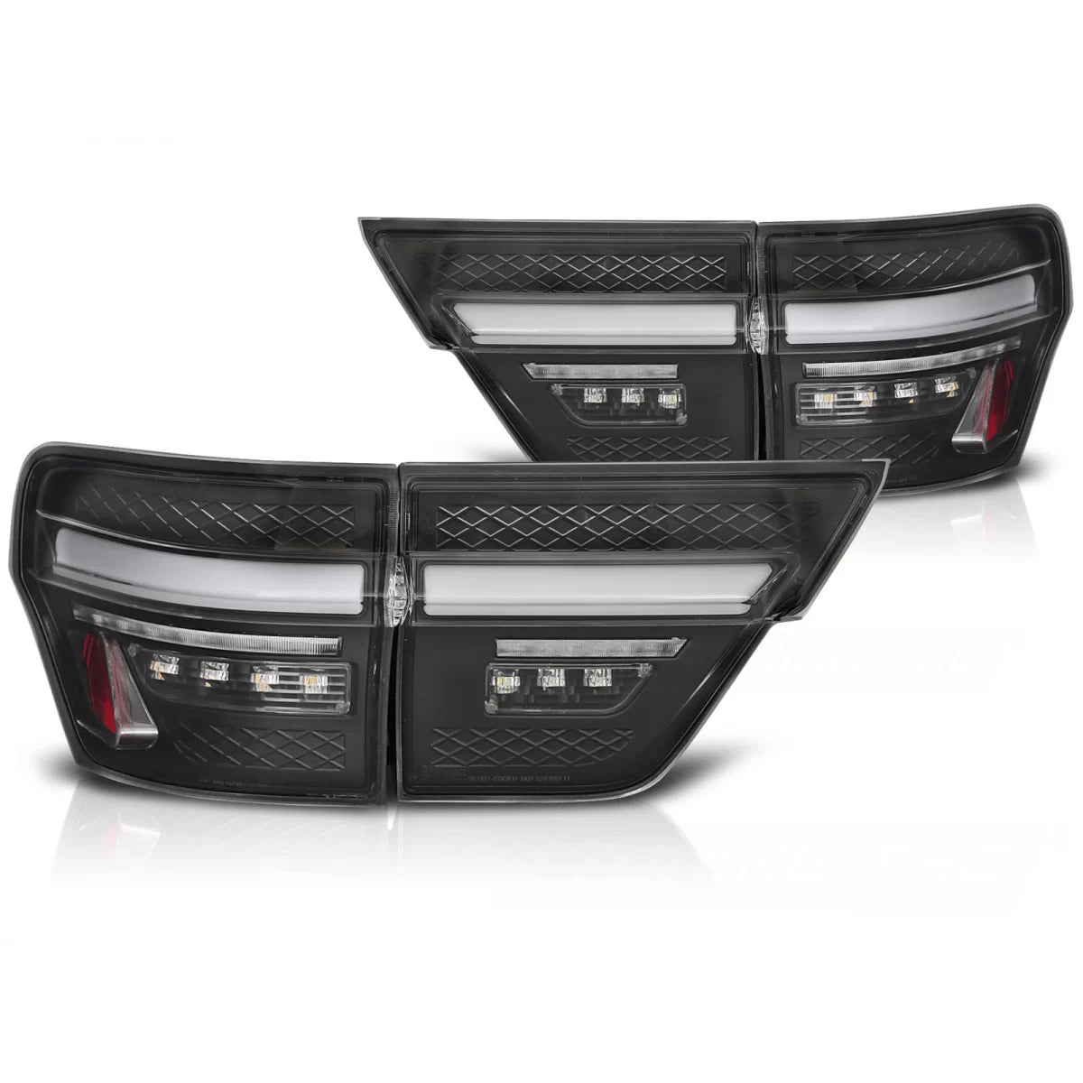 Faro Posteriore LED Nero per Jeep Grand Cherokee WK2 11-13
