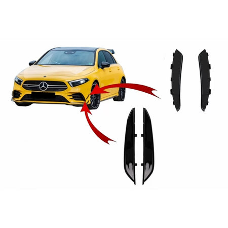 Kit Alette Paraurti Anteriore Laterali per Mercedes Classe A W177 V177 2018-2022