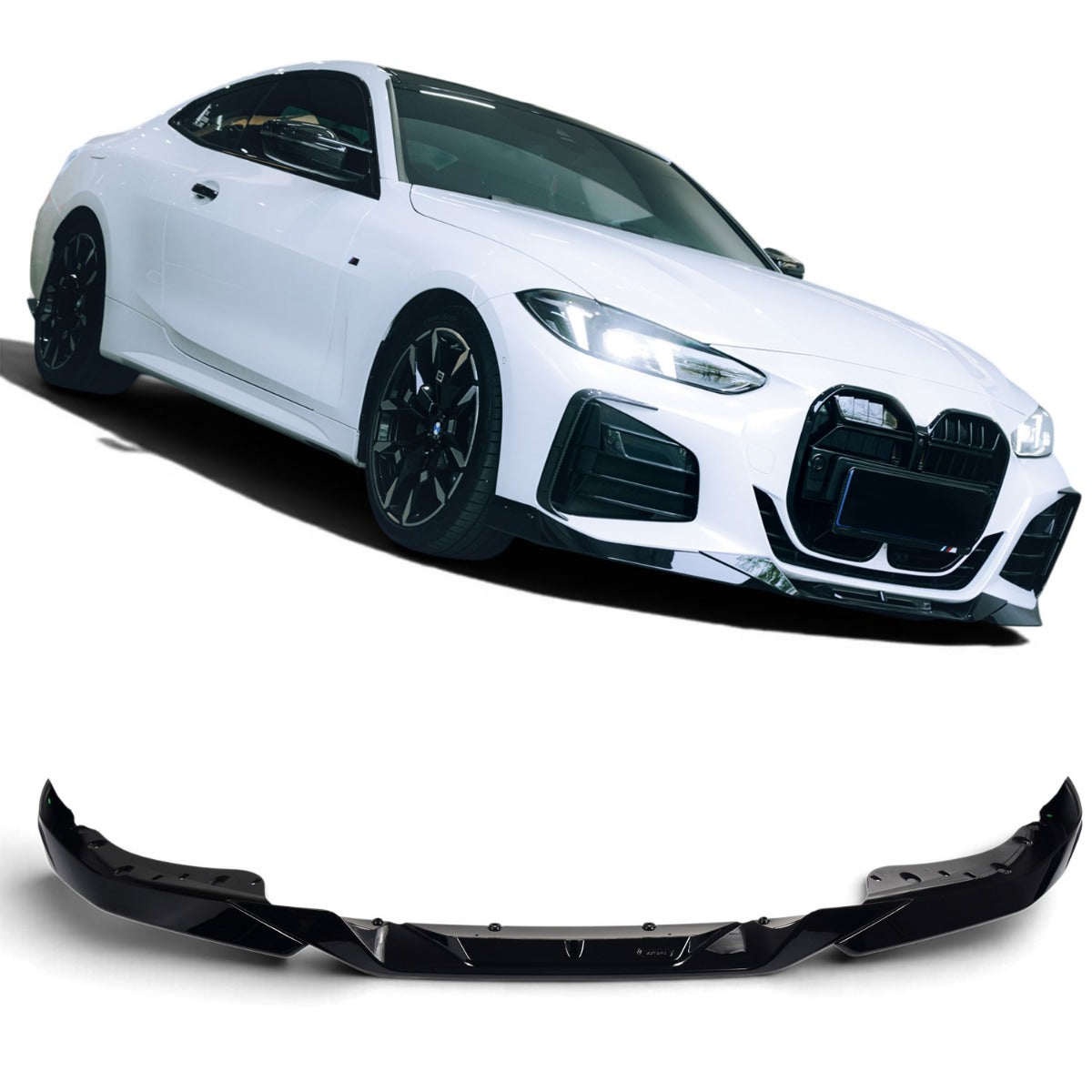 Spoiler Anteriore Compatibile con BMW Serie 4 G22 Pacchetto M Sport