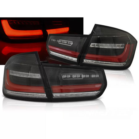 Fanali Posteriori LED Neri Sequenziali per BMW F30 11-18