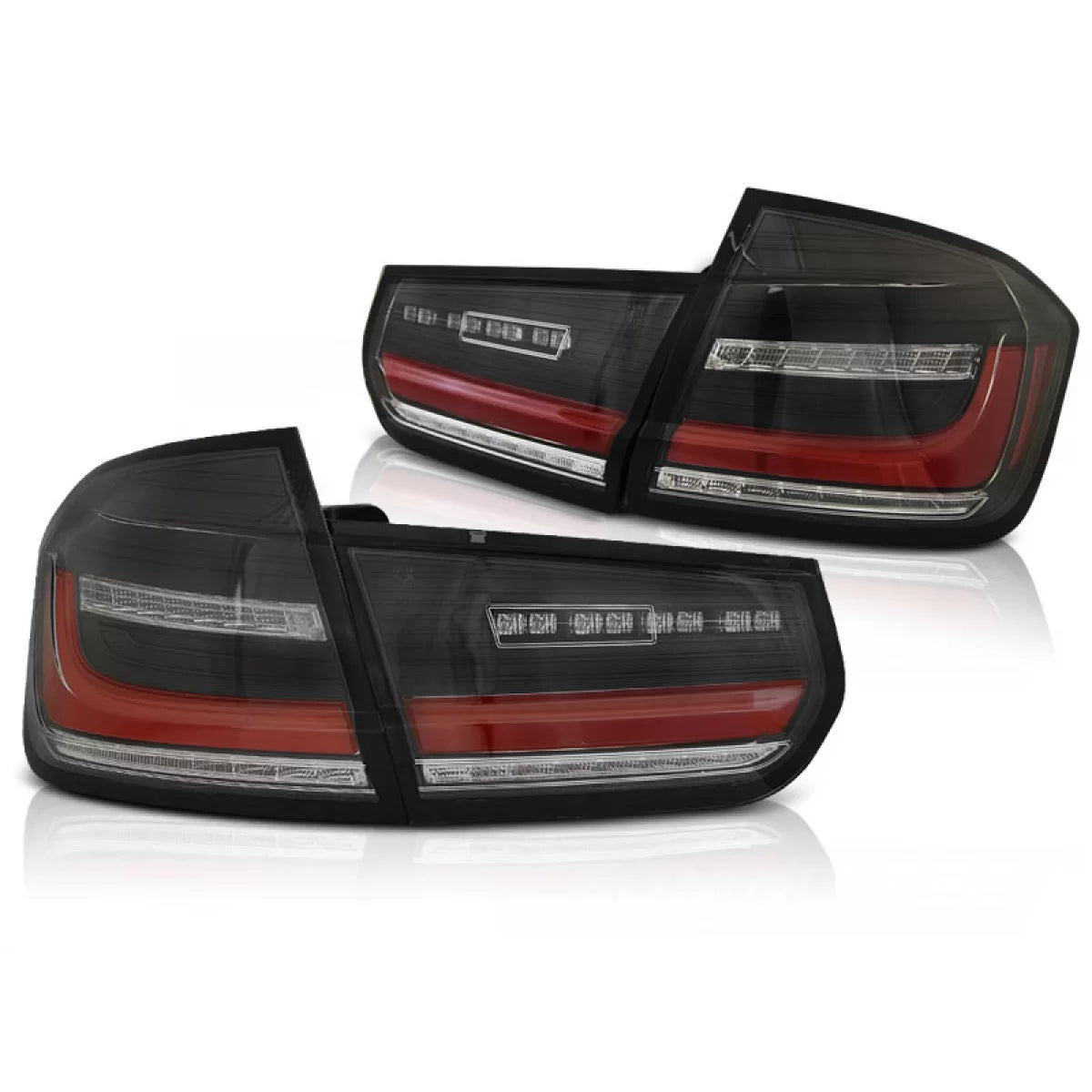 Fanali Posteriori LED Neri Sequenziali per BMW F30 11-18