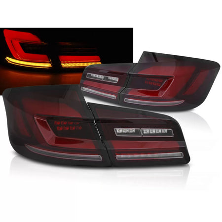 Fanali Posteriori LED Rossi Fumé Sequenziali per BMW F10 10-16