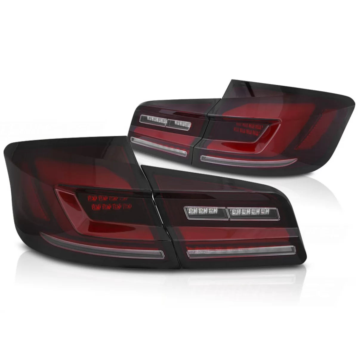 Fanali Posteriori LED Rossi Fumé Sequenziali per BMW F10 10-16
