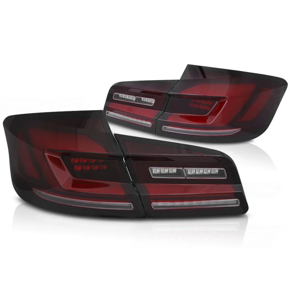 Fanali Posteriori LED Rossi Fumé Sequenziali per BMW F10 10-16