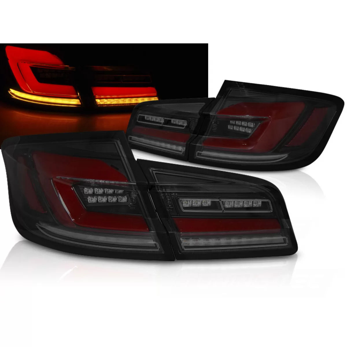 Fanali Posteriori LED Fumé Neri per BMW F10 2010-2016