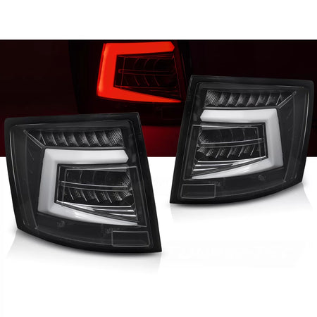 Fanali Posteriori LED Neri per Skoda Octavia Iii Sw 12-20 OEM Lampadina