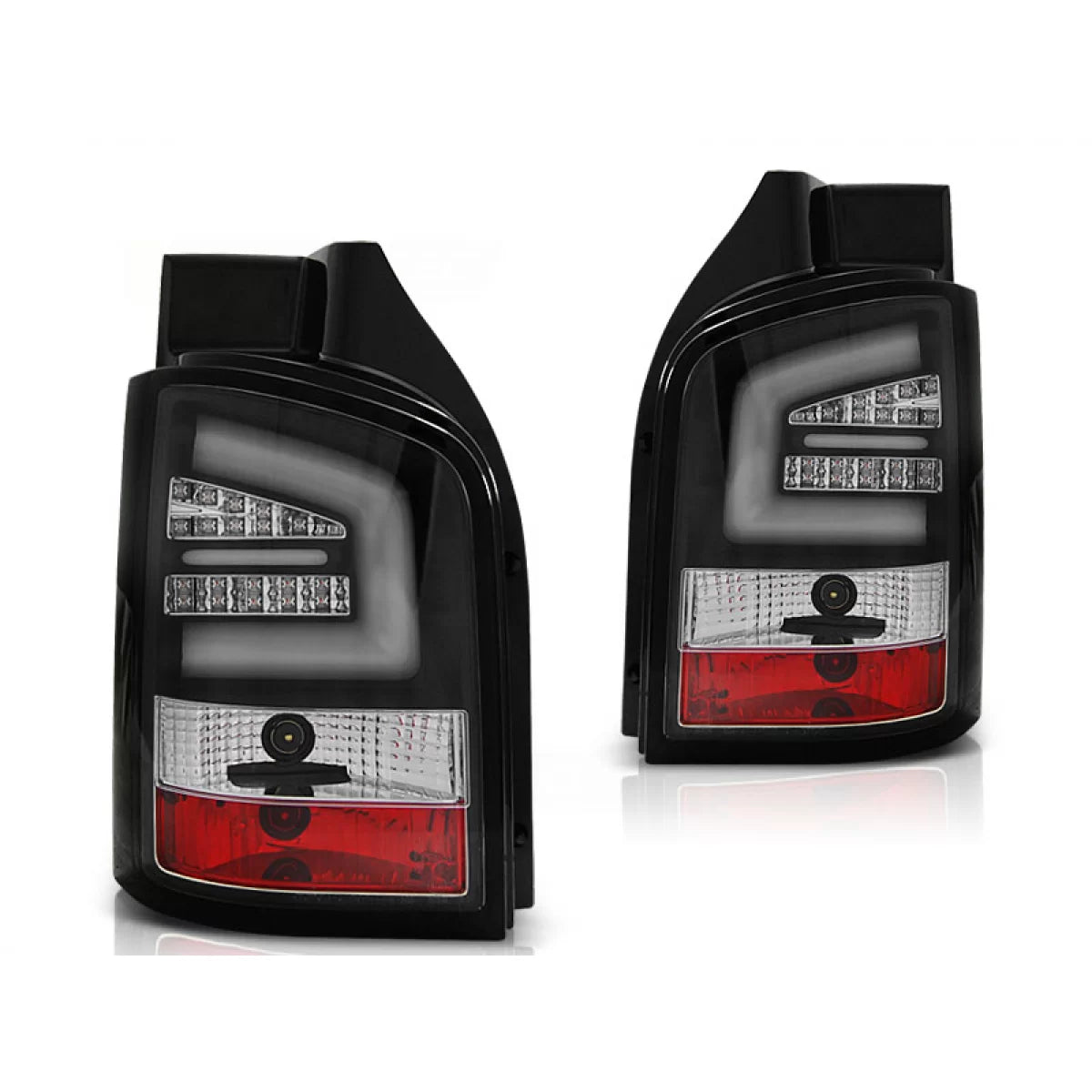 Fanali Posteriori LED Neri per Volkswagen T5 04.03-09