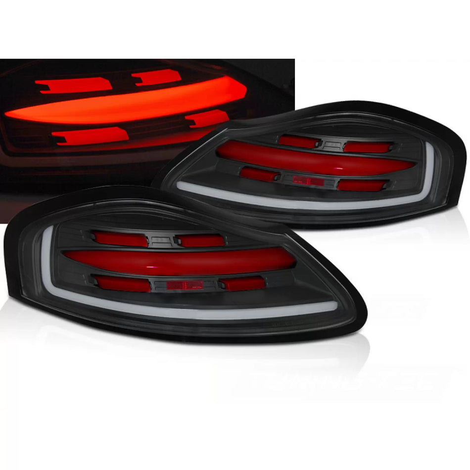 Fanali Posteriori LED Neri Rossi Sequenziali per Porsche Boxster 986 96-04