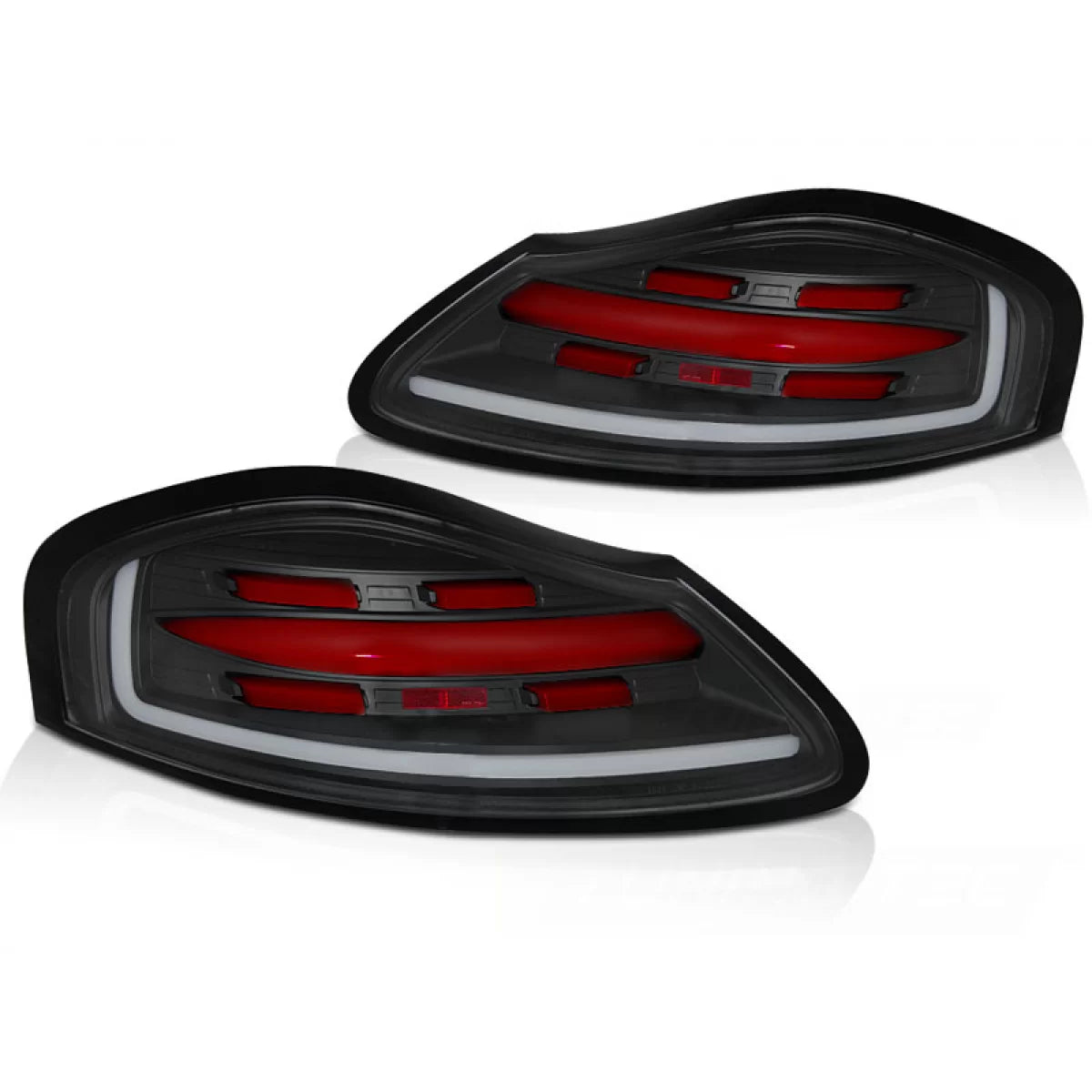 Fanali Posteriori LED Neri Rossi Sequenziali per Porsche Boxster 986 96-04