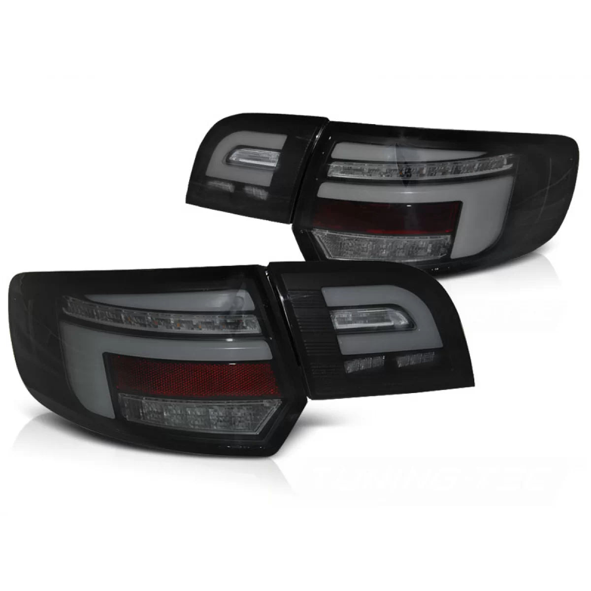 Fanali Posteriori LED Neri Sequenziali per Audi A3 5D 8P 03-08
