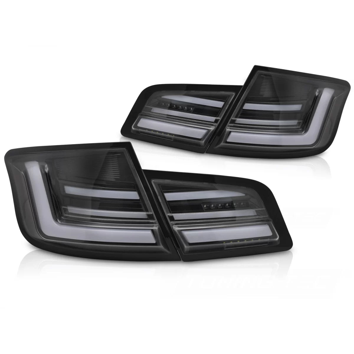 Fanali Posteriori LED Neri Sequenziali per BMW F10 2010-2013