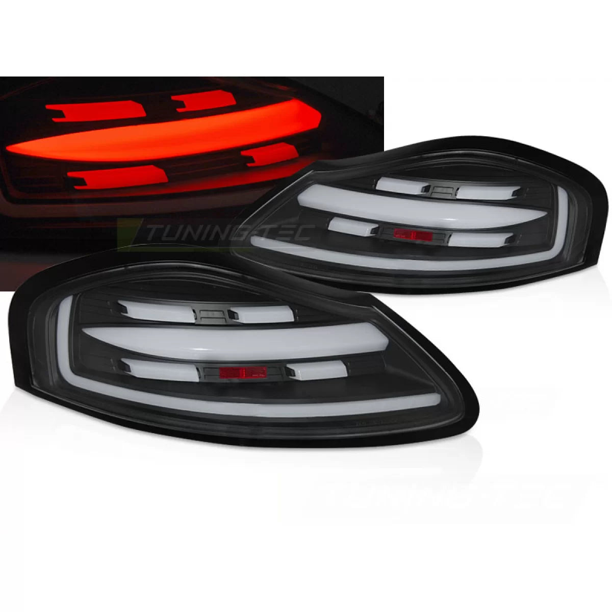Fanali Posteriori LED Neri Sequenziali per Porsche Boxster 986 96-04