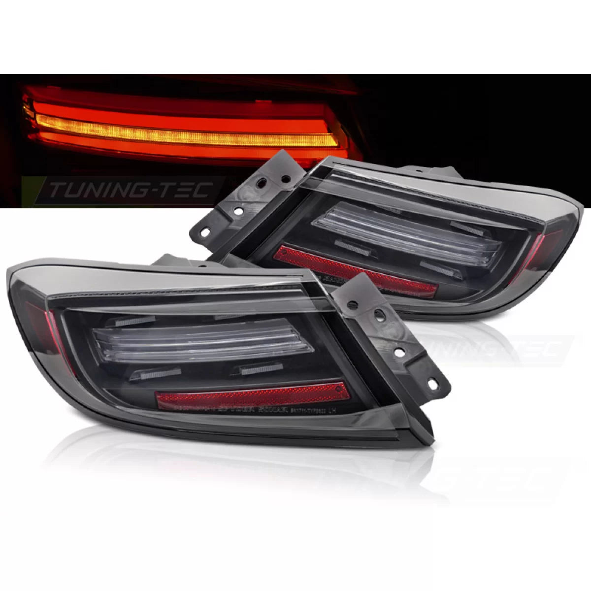 Fanali Posteriori LED Neri Sequenziali per Toyota GR86 21