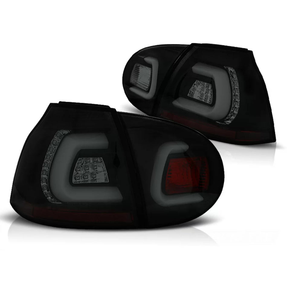 Fanali Posteriori LED Neri Fumé per Volkswagen Golf 5 10.03-09