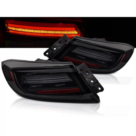 Fanali Posteriori LED Barra Neri Fumo Sequenziali per Toyota GR86 21
