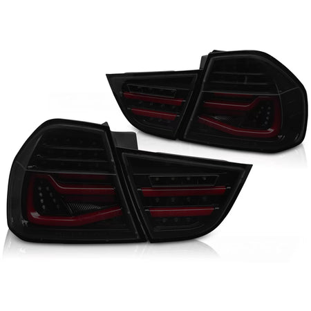 Fanali Posteriori LED Neri Fumo Sequenziali per BMW E90 09-11