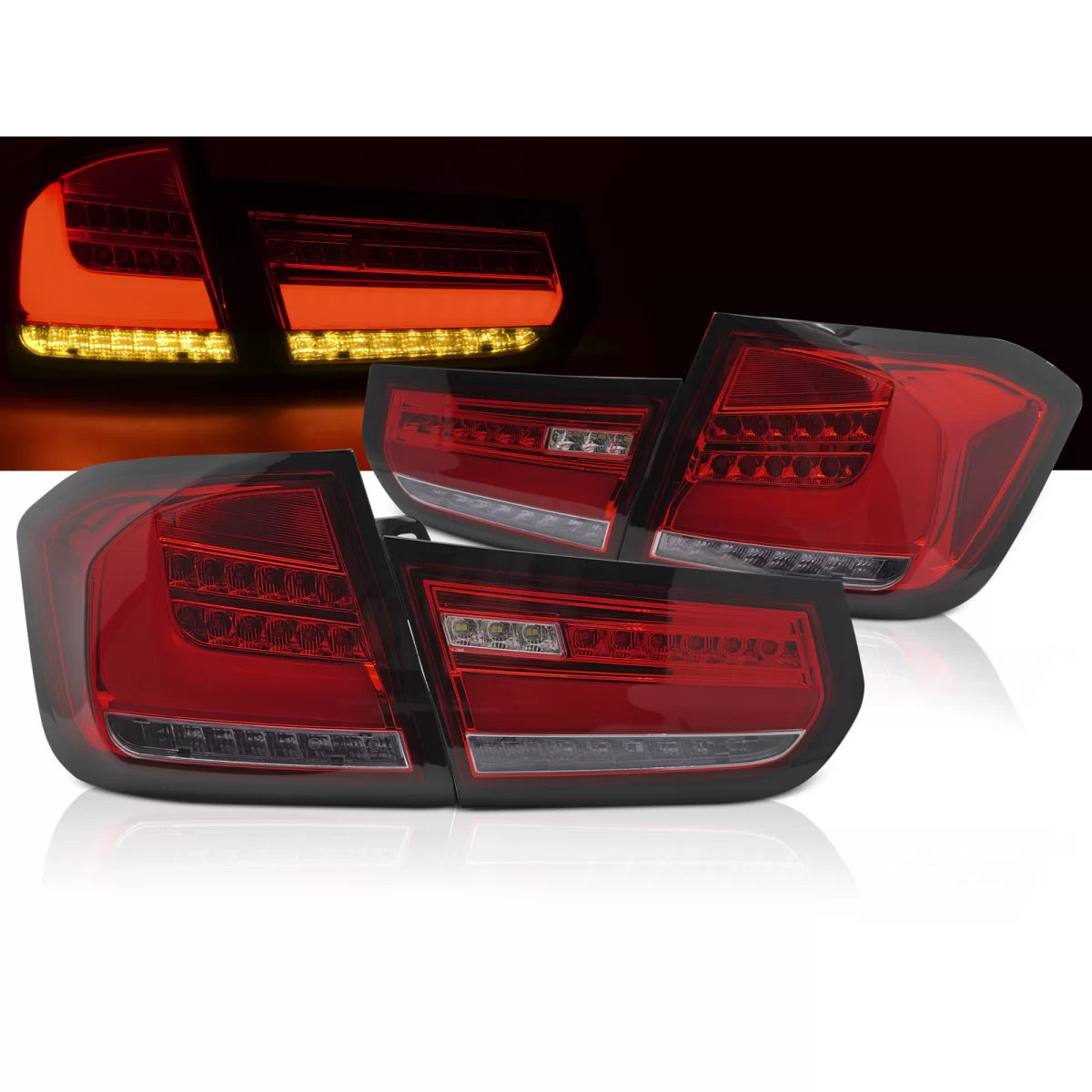 Fanali Posteriori LED Rossi Sequenziali per BMW F30 11-15