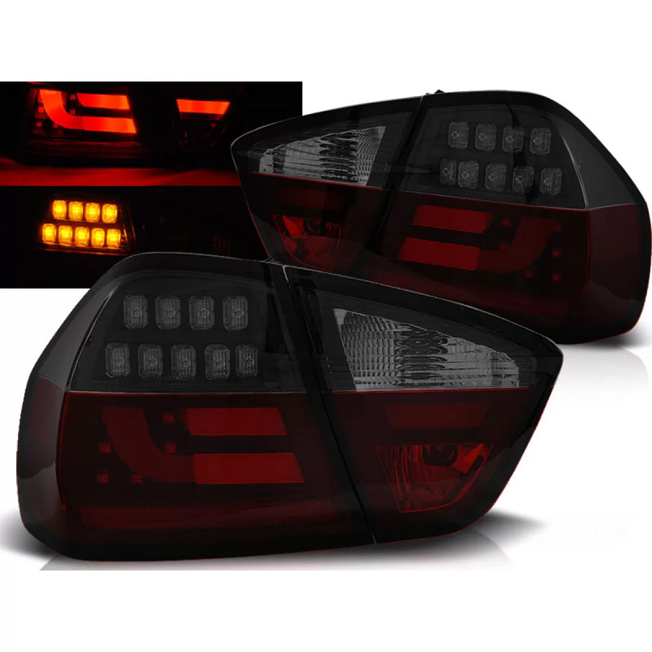 Fanali Posteriori LED Rossi Fumo Neri per BMW E90 03.05-08.08